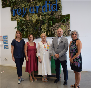 La presidenta de CEPYME Aragón visita la Fundación Rey Ardid para conocer su modelo de inclusión social y generación de empleo