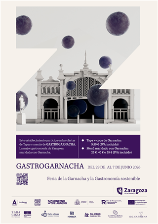 GastroGarnacha vuelve a Zaragoza con tapas y menús maridados con vinos de garnacha y Alimentos de Aragón