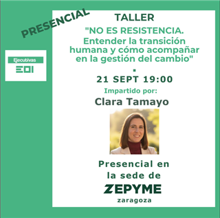 ZEPYME junto a EjecutivasEOI ponen el foco en la gestión del cambio el próximo 21 de septiembre 