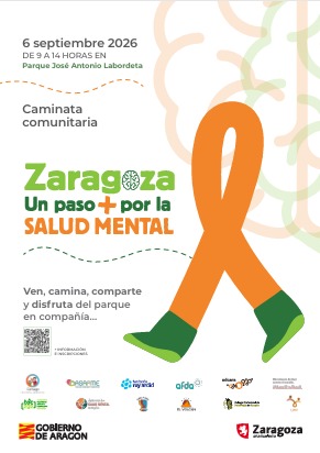 Abiertas las inscripciones para la Caminata Zaragoza: Un paso + por la Salud Mental