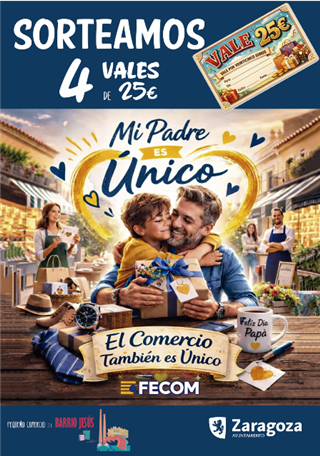 FECOM lanza la campaña del Día del Padre para impulsar el comercio de proximidad en Zaragoza