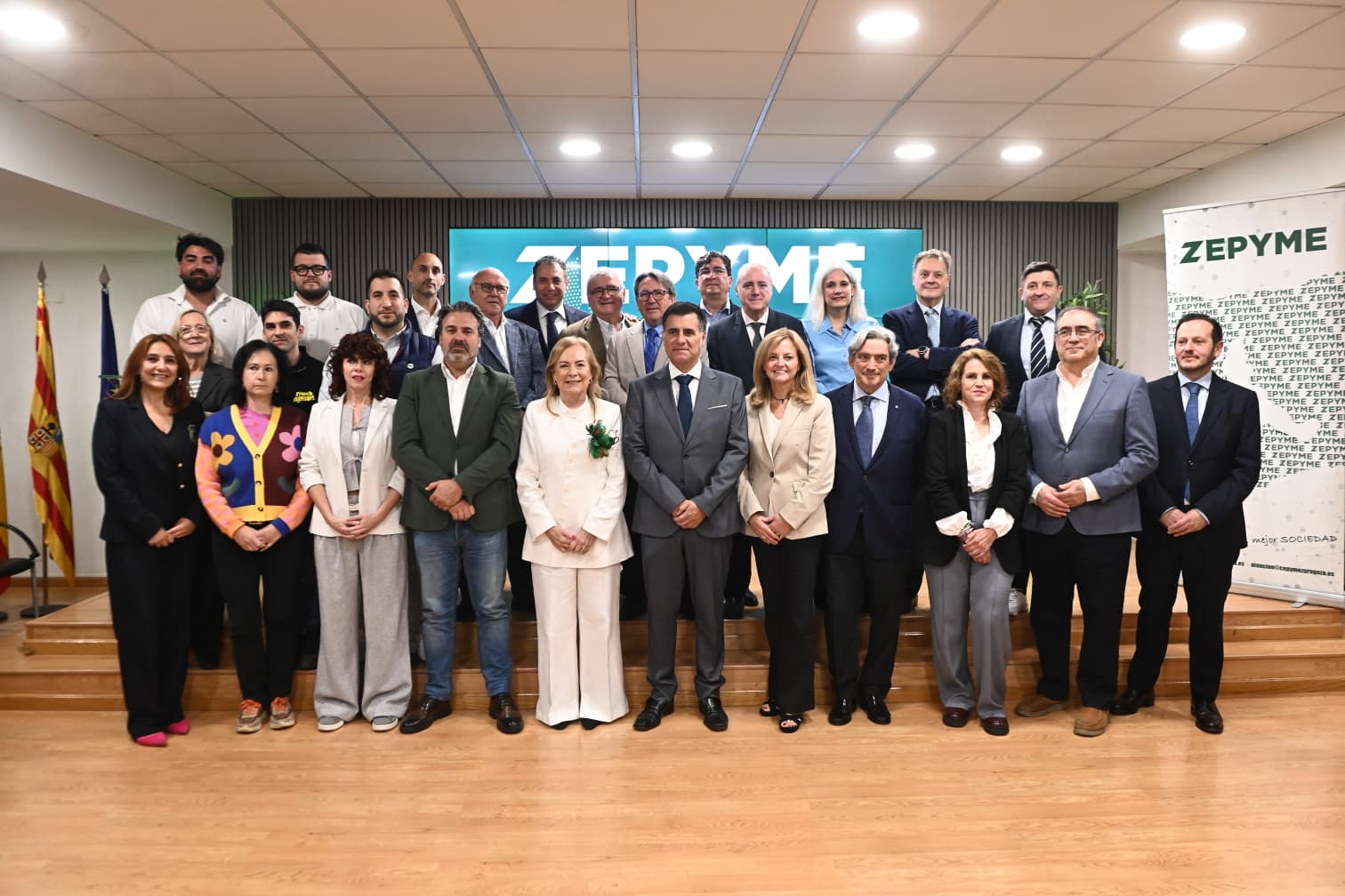 Imagen del acto institucional de ZEPYME Zaragoza