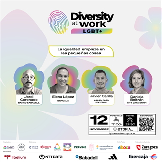 Zaragoza acogerá el 12 de noviembre una nueva edición de Diversity at Work LGBT+
