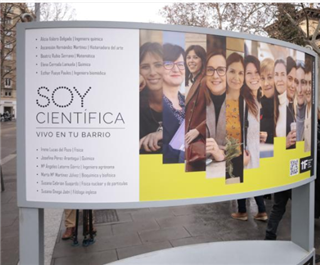 La VI campaña “Soy Científica. Vivo en tu barrio” de Unizar se instala en Gran Vía durante todo el mes de febrero 