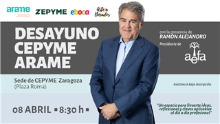 Ramón Alejandro presidente de AEFA, próximo invitado al desayuno ARAME-ZEPYME