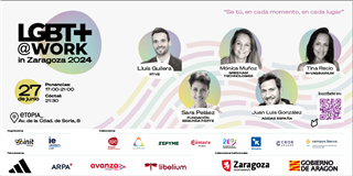 LGBT+@Work Zaragoza 2024 llega el próximo 27 de junio  "Sé tú, en cada momento, en cada lugar"
