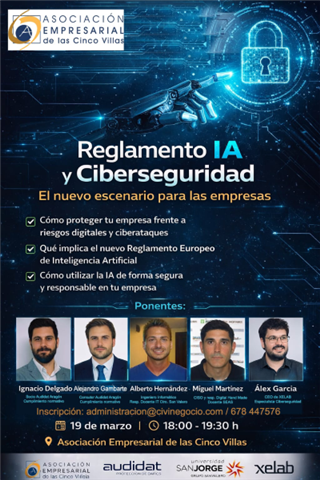 La Asociación Empresarial de las Cinco Villas ponen el foco en el Reglamento IA y Ciberseguridad